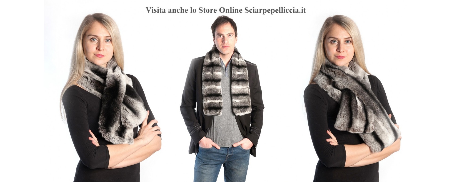 Vendita Accessori Cappelli Sciarpe in Vera Pelliccia